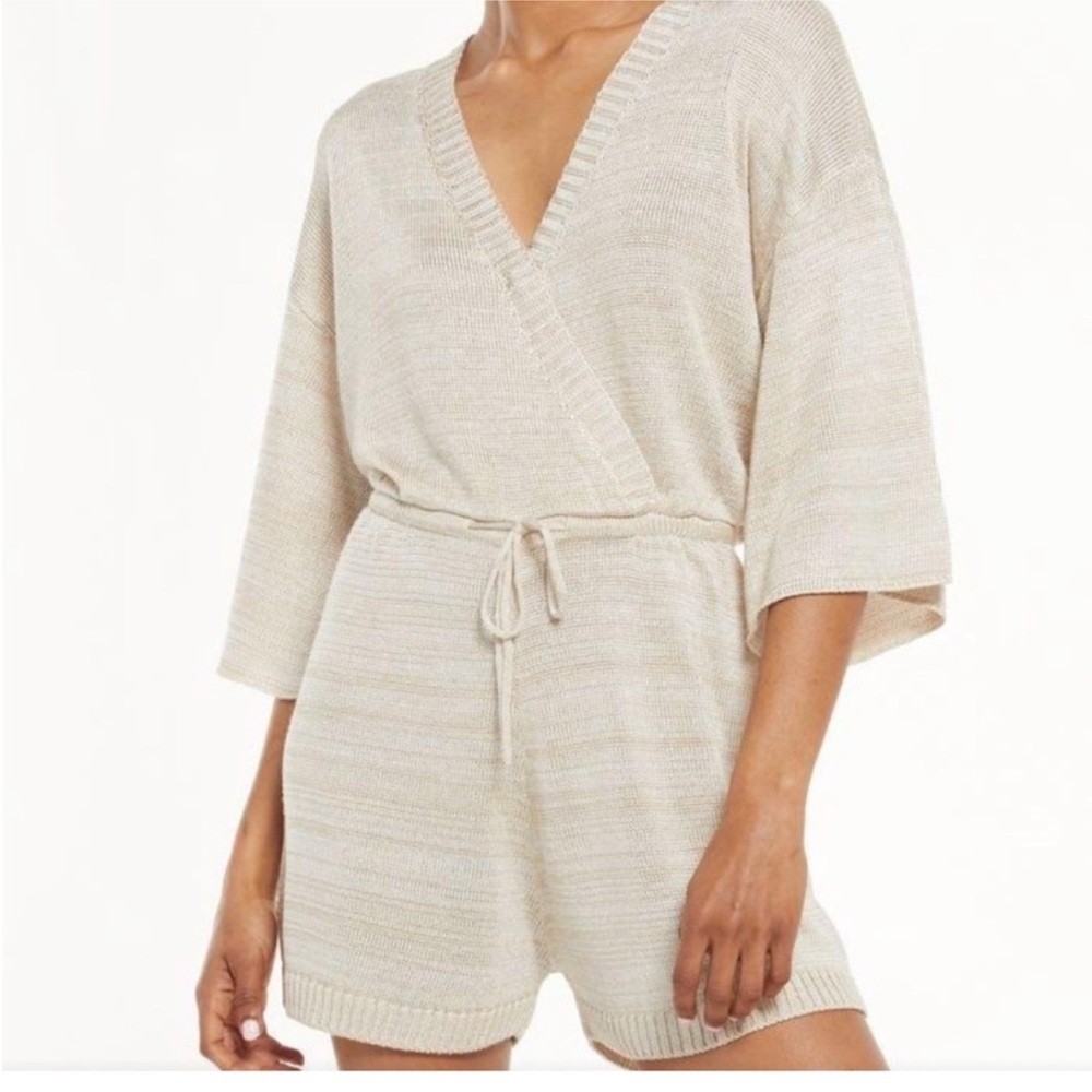 Z Supply Metallic Knit Sweater